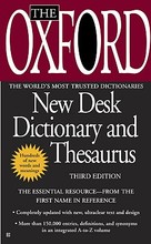 【预售】The Oxford American Desk Dictionary and Thesaurus