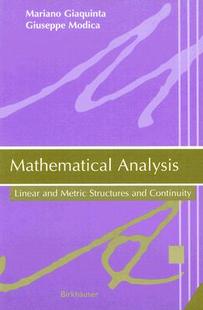 Analysis Mathematical Linear and Structures Metric 预售