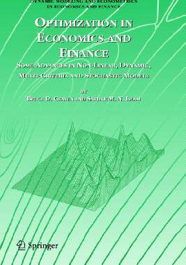 【预售】Optimization in Economics and Finance: Some Advances