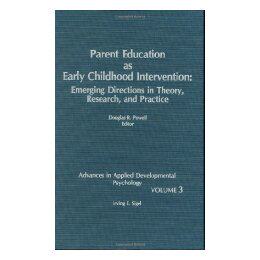 【预售】Parent Education as Early Childhood Intervention: