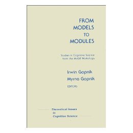 【预售】From Models to Modules: Studies in Cognitive Science