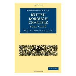 【预售】British Borough Charters 1042 1216