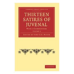 【预售】Thirteen Satires of Juvenal: With a Commentary