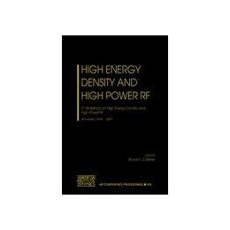 【预售】High Energy Density and High Power RF: 5th Workshop