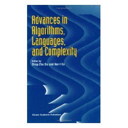 【预售】Advances in Algorithms, Languages, and Complexity