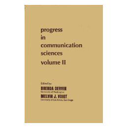 【预售】Progress in Communication Sciences, Volume 2