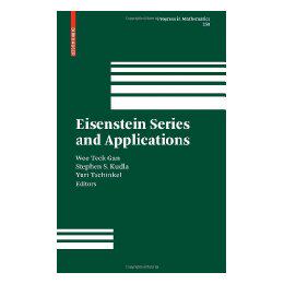 【预售】Eisenstein Series and Applications