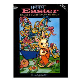 【预售】Happy Easter Stained Glass Coloring Book