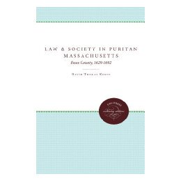 【预售】Law and Society in Puritan Massachusetts