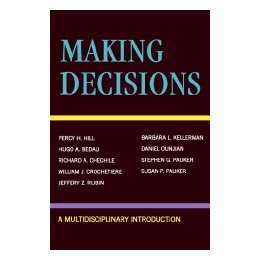 【预售】Making Decisions: A Multidisciplinary Introduction