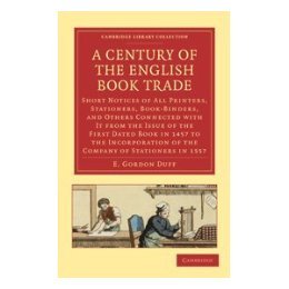 【预售】A   Century of the English Book Trade: Short Notices