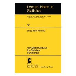 【预售】Von Mises Calculus for Statistical Functionals