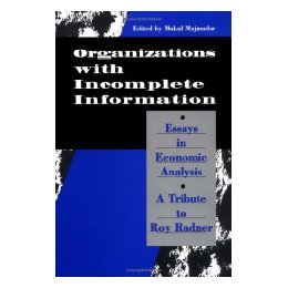 【预售】Organization with Incomplete Information: Essays in