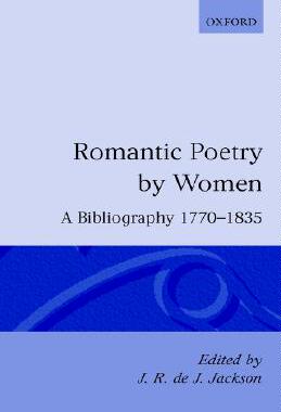 【预售】Romantic Poetry by Women: A Bibliography, 1770-1835