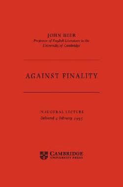【预售】Against Finality: Inaugural Lecture, Delivered 4th
