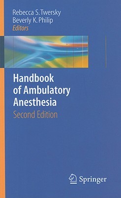 【预售】Handbook of Ambulatory Anesthesia