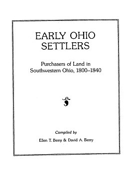 【预售】Early Ohio Settlers Purchasers of Land in