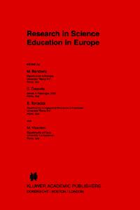 【预售】Research in Science Education in Europe