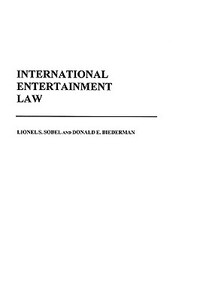 【预售】International Entertainment Law