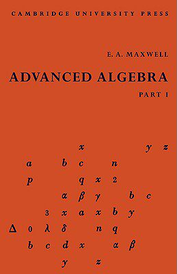 【预售】Advanced Algebra, Part 1