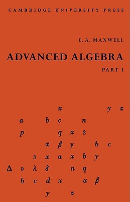 【预售】Advanced Algebra, Part 1