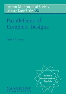 【预售】Parallelisms of Complete Designs