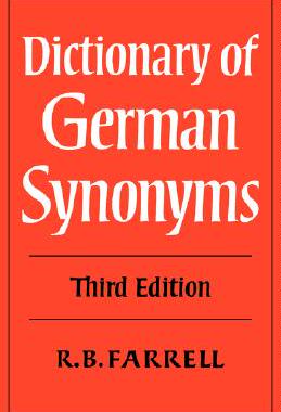 【预售】Dictionary of German Synonyms