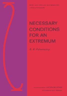 【预售】Necessary Conditions for an Extremum