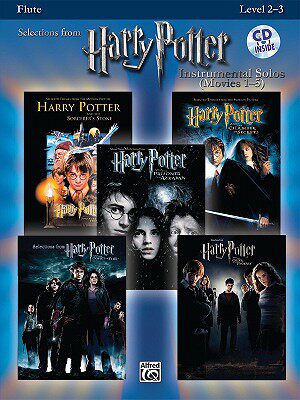 【预售】Harry Potter Instrumental Solos (Movies 1-5): Flute