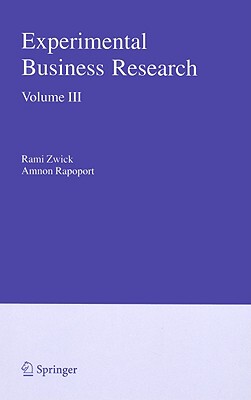 【预售】Experimental Business Research, Volume 3: Marketing