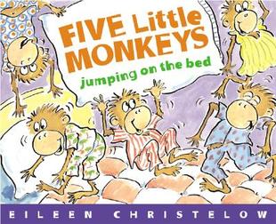 【预售】Five Little Monkeys Jumping on the Bed 廖彩杏书单
