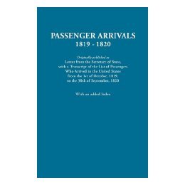 【预售】Passenger Arrivals, 1819-1820. a Transcript of the