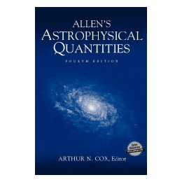 【预售】Allen's Astrophysical Quantities