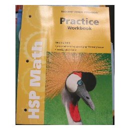 【预售】Harcourt School Publishers Math: Practice Workbook
