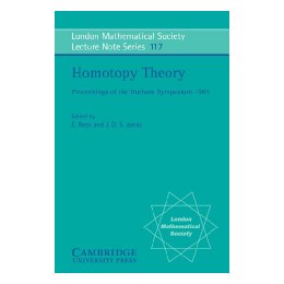 【预售】Homotopy Theory: Proceedings of the Durham Symposium