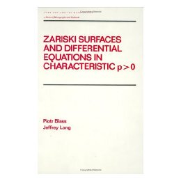 【预售】Zariski Surfaces and Differential Equations in