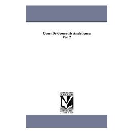 【预售】Cours de Gomtrie Analytique Vol. 2