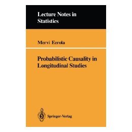 【预售】Probabilistic Causality in Longitudinal Studies