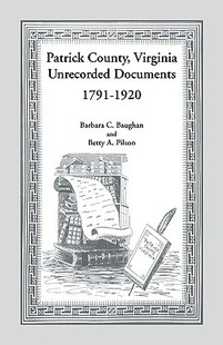 预售 Unrecorded Patrick Virginia Documents County