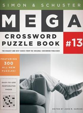 现货 Simon & Schuster Mega Crossword Puzzle Book Series