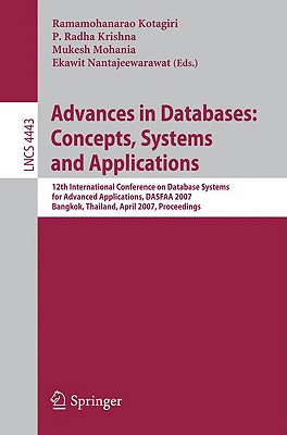 【预售】Advances in Databases: Concepts, Systems and