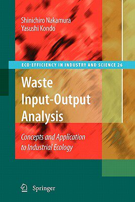 【预售】Waste Input-Output Analysis: Concepts and
