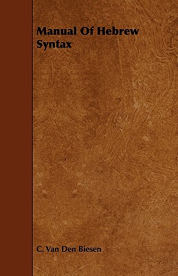【预售】Manual of Hebrew Syntax