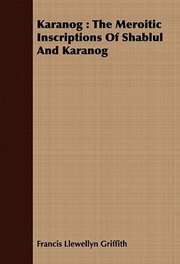 【预售】Karanog: The Meroitic Inscriptions of Shablul and