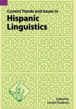 【预售】Current Trends and Issues in Hispanic Linguistics