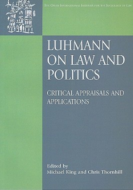 【预售】Luhmann on Law and Politics: Critical Appraisals and