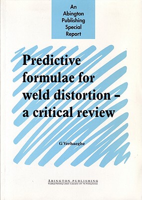 【预售】Predictive Formulae for Weld Distortion: A Critical