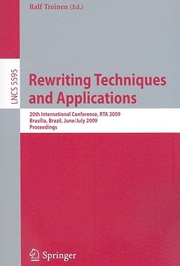 【预售】Rewriting Techniques and Applications