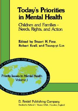 【预售】Today S Priorities in Mental Health: Children and