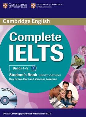 【预售】Complete Ielts Bands 4-5 Student's Book Without